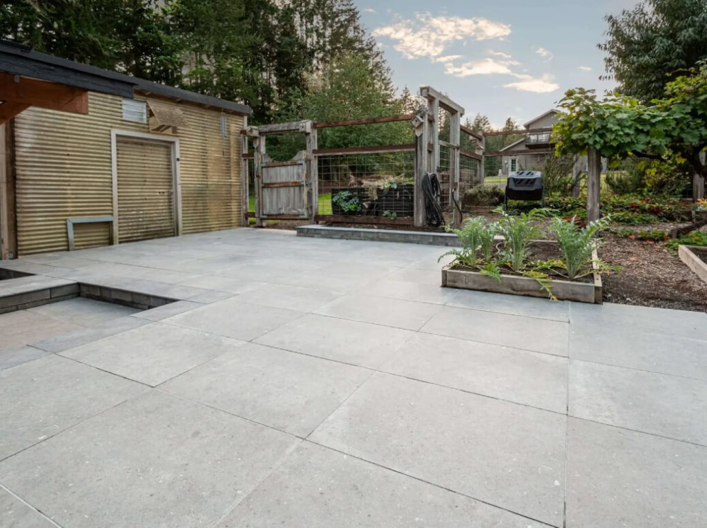 Long lasting outdoor flooring porcelain pavers installation Snohomish