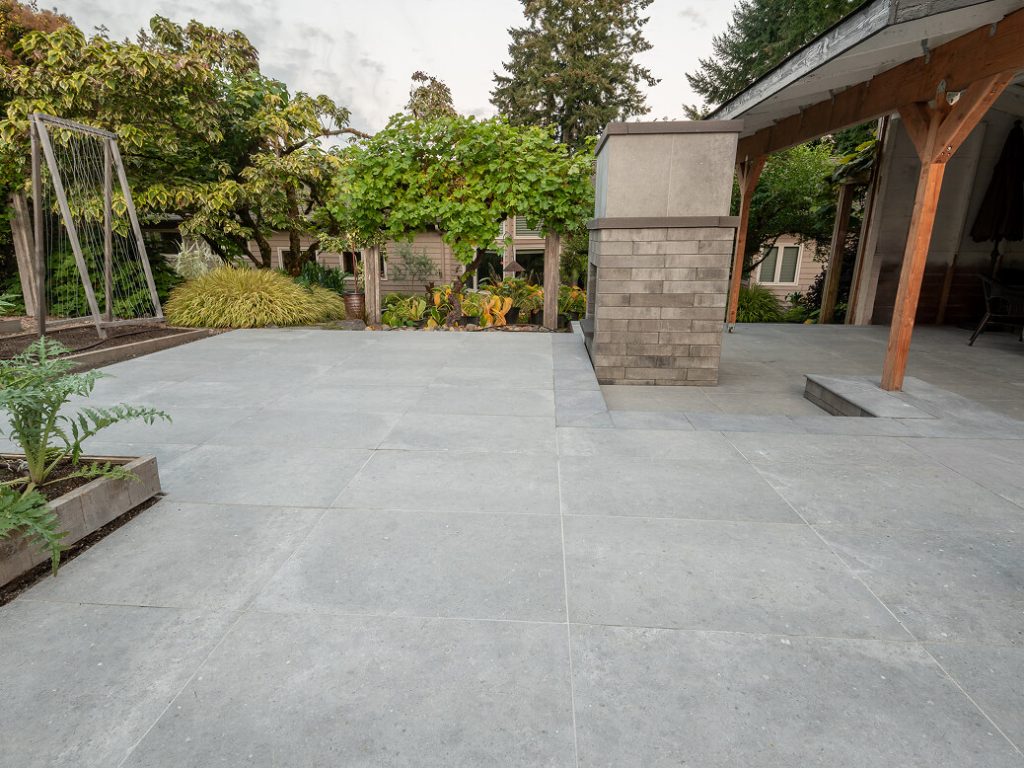 porcelain pavers installation Spanaway patio surface