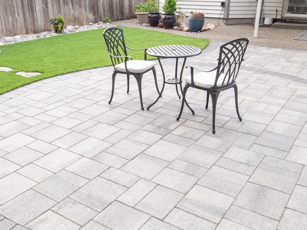 custom paver patios Bonney Lake outdoor design